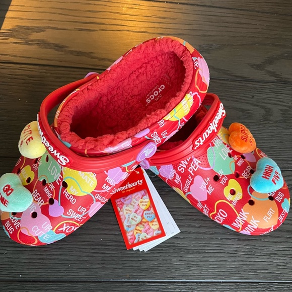 CROCS X SWEETHEARTS Collaboration ELEVATED Classic Lined Clogs J5 - Picture 6 of 9